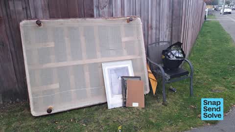 Dumped Rubbish, a report photo