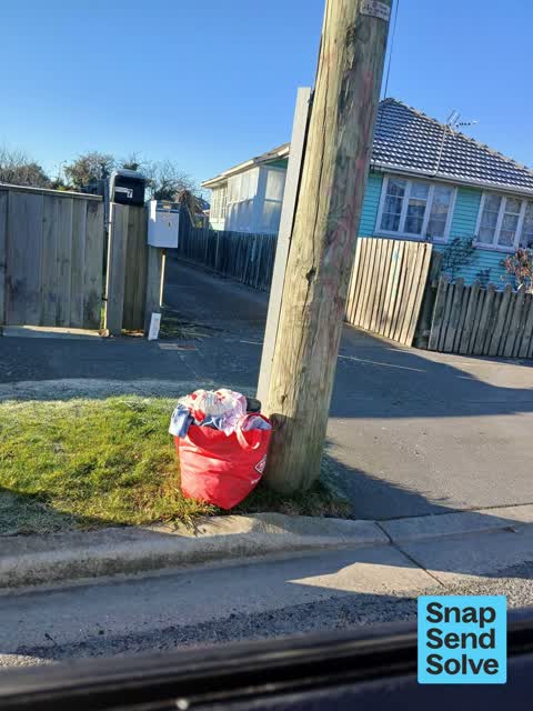 Dumped Rubbish, a report photo
