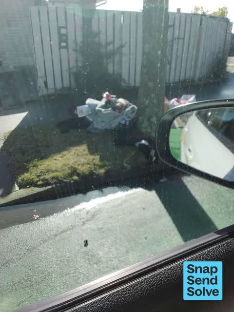 Dumped Rubbish, a report photo