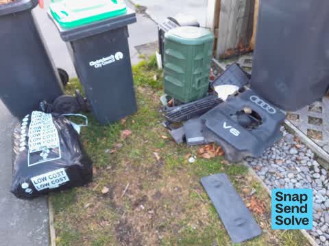 Dumped Rubbish, a report photo