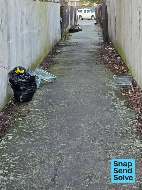 Dumped Rubbish, a report photo