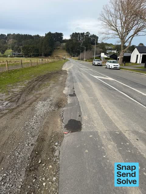 Damaged Road, a report photo