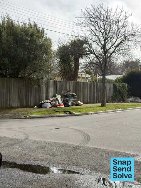 Dumped Rubbish, a report photo