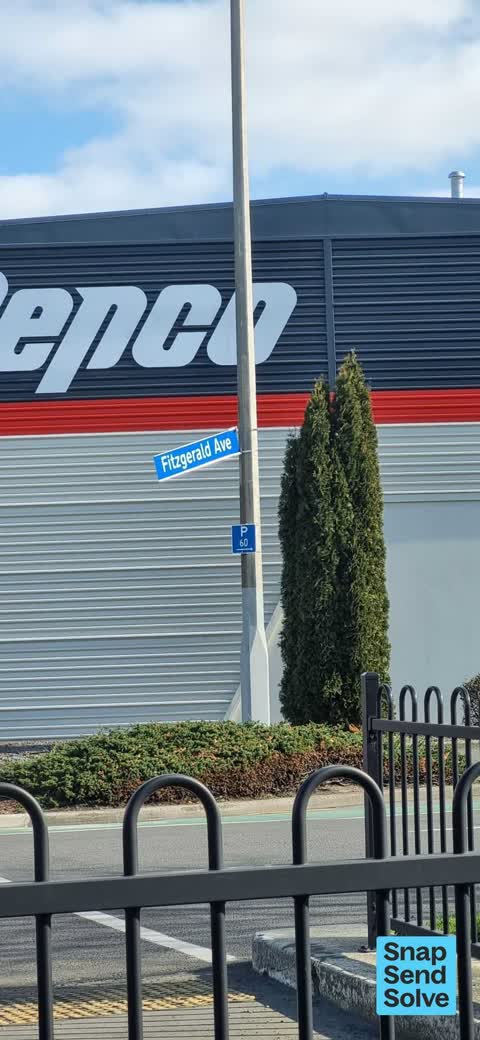 Damaged Street Sign, a report photo