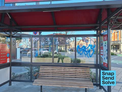 Tram Shelter Issue, a report photo