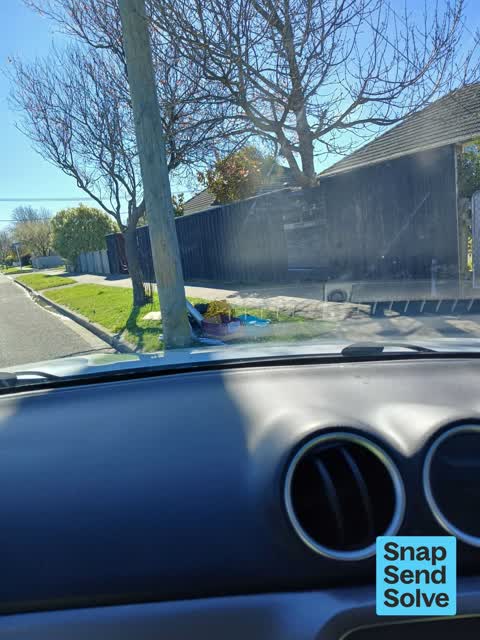 Dumped Rubbish, a report photo