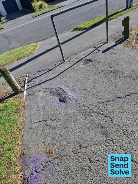 Pavement - Damaged, a report photo