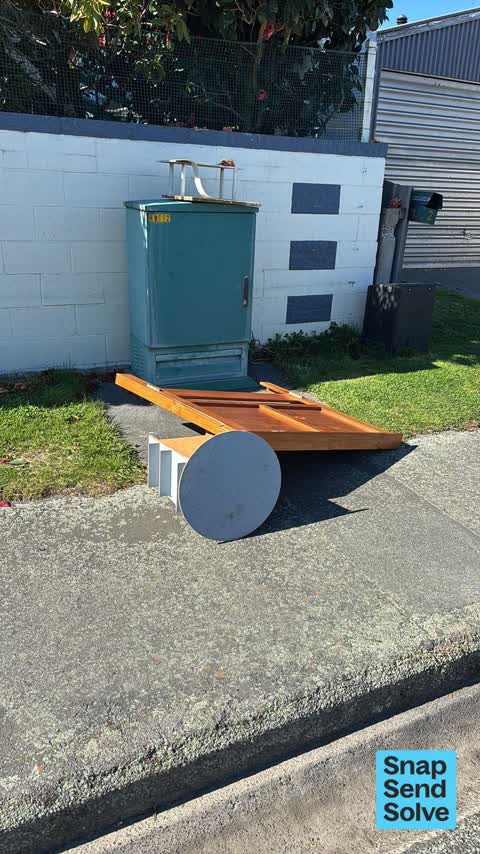 Dumped Rubbish, a report photo