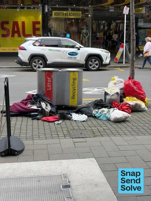 Dumped Rubbish, a report photo