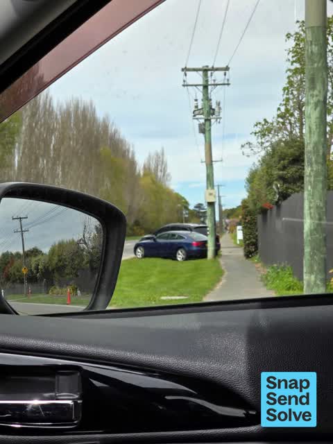 Hazard, vehicle, a report photo
