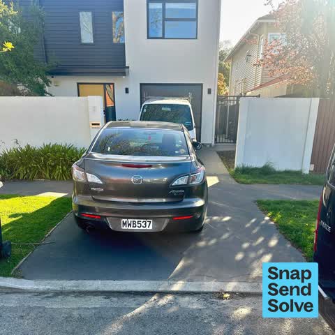 Hazard, vehicle, a report photo