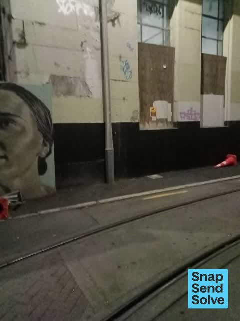 Graffiti on a fence, building or structure — a report photo