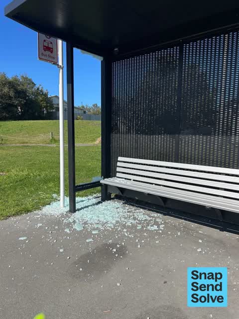Bus Shelter Issue, a report photo
