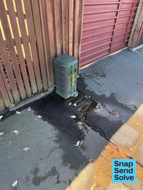 Water Leak, a report photo