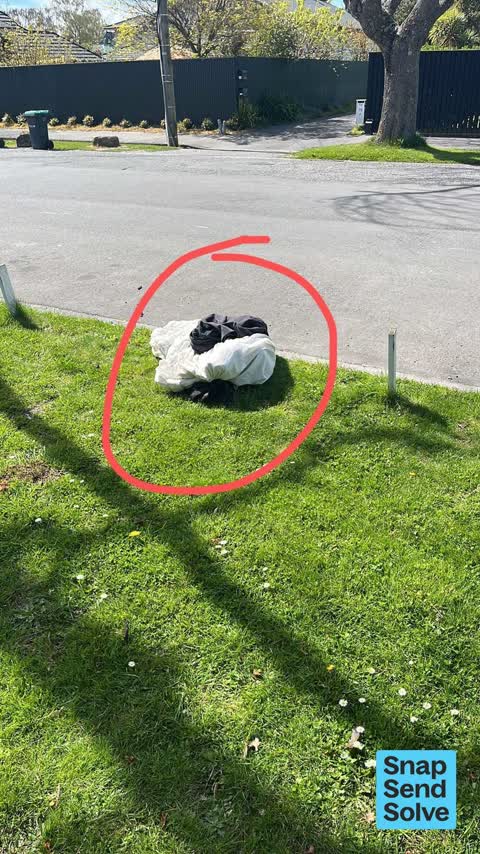Dumped Rubbish, a report photo
