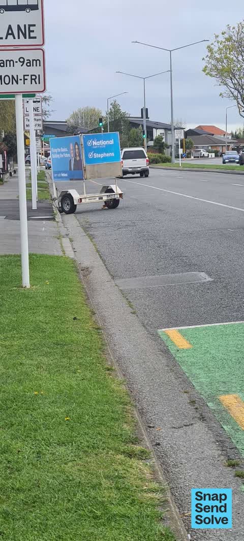 Road Blockage — a report photo