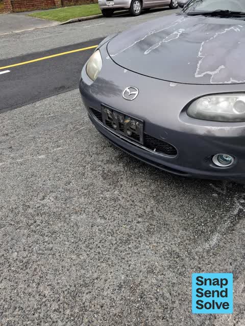 Abandoned Vehicle, a report photo