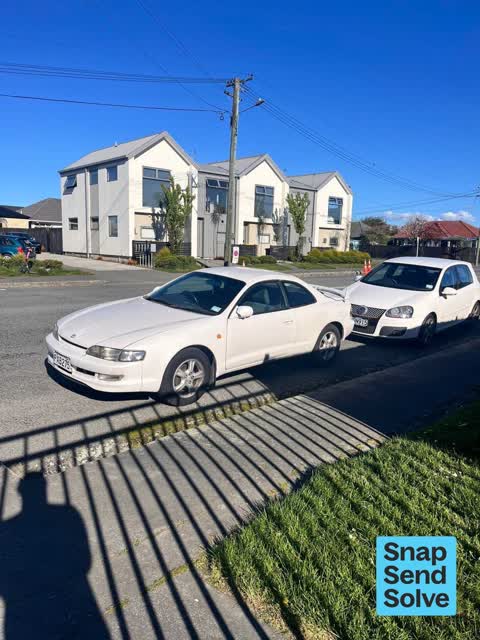 Hazard, vehicle, a report photo