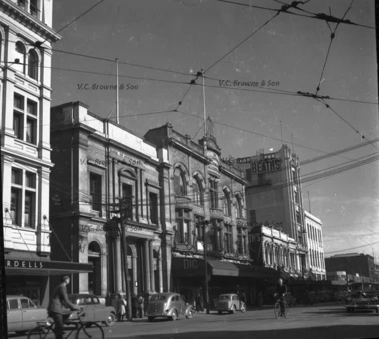 Street scene - Christchurch (PB0405/18), 1949