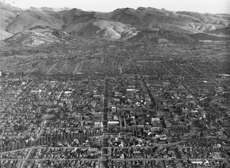 Christchurch centre to Port Hills (good) (PB0610/86), 1938