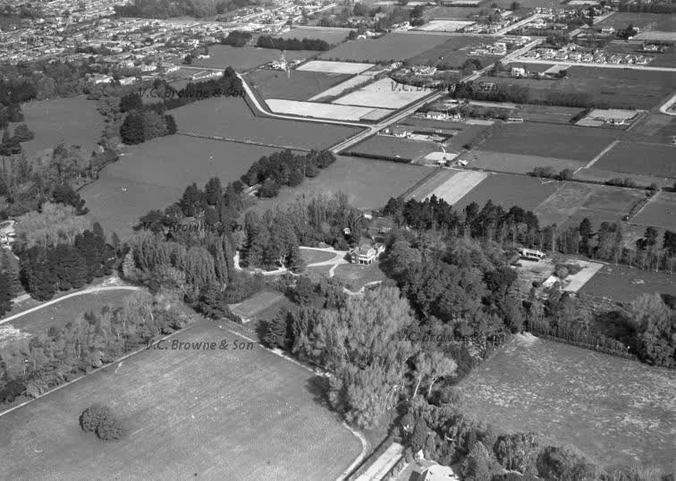 Looking SSE over Ilam Homestead (pre-1940) to R... (PB0904/2), 1939