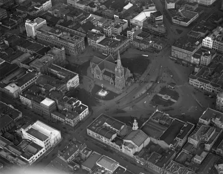 Cathedral Square - Christchurch (c1938) (PB0905/2), 1938