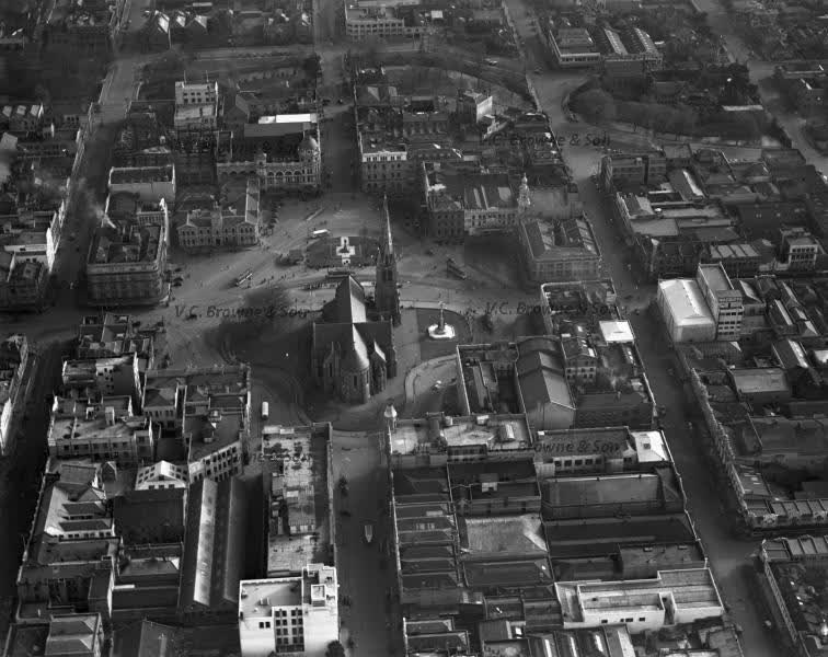 Cathedral Square - Christchurch (c1938) (PB0905/4), 1938