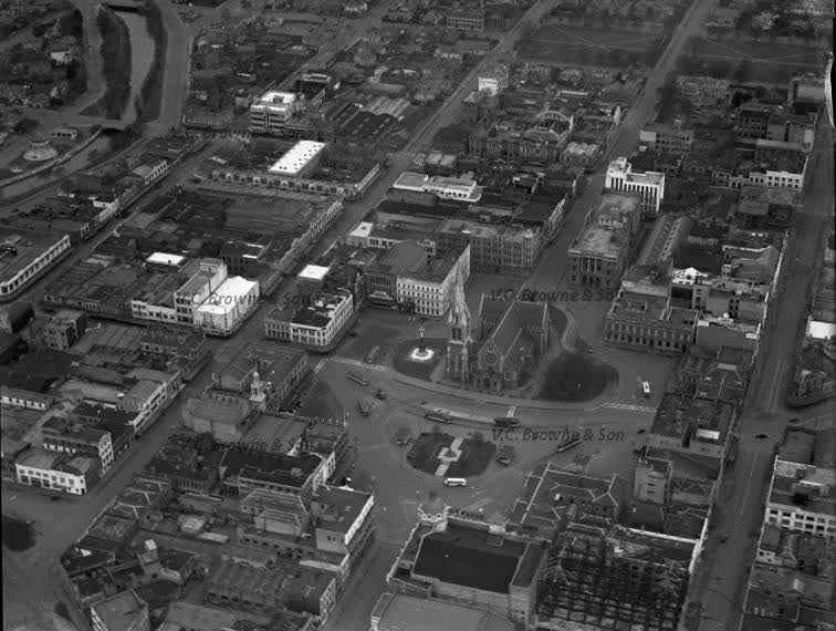 Cathedral Square - Christchurch (c1938) (PB0905/5), 1938