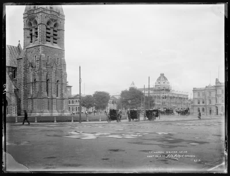 Cathedral Square, Christchurch, 1905