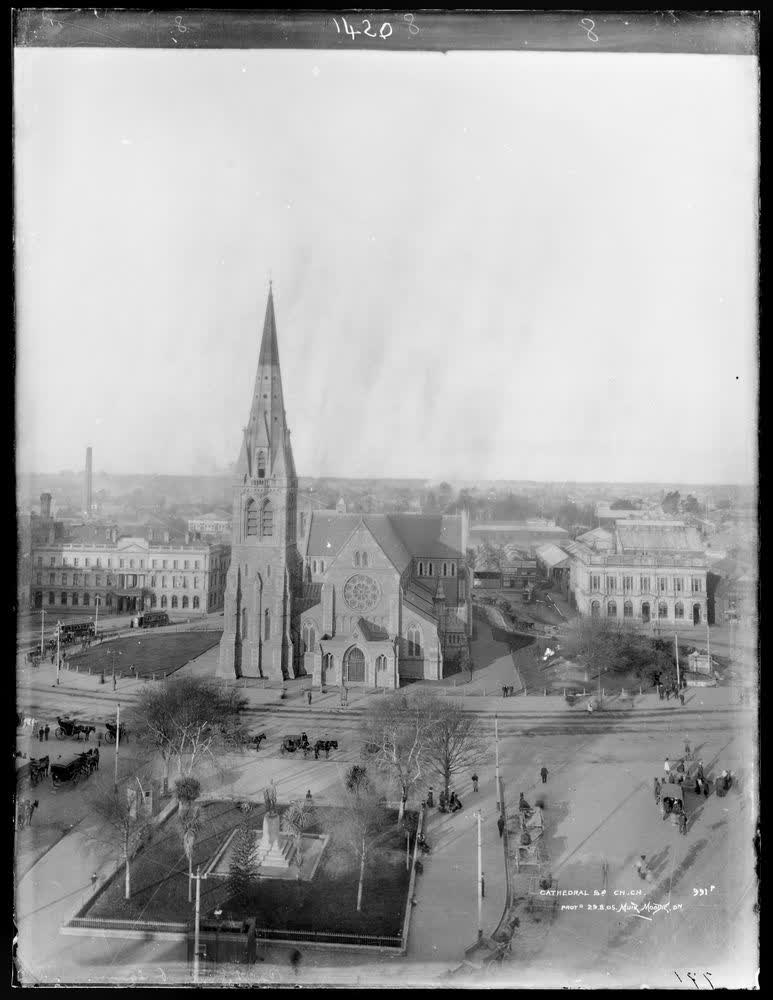 Cathedral Square, Christchurch, 1905