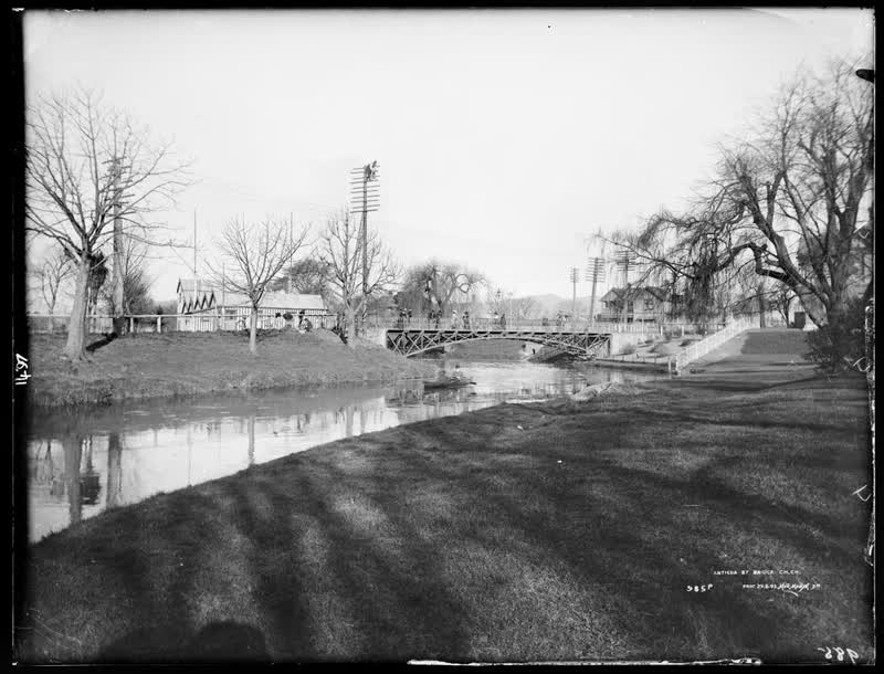 Antigua Street Bridge, Christchurch, 1905