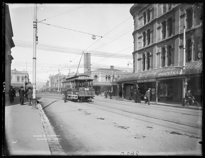 Colombo Street, Christchurch, 1905