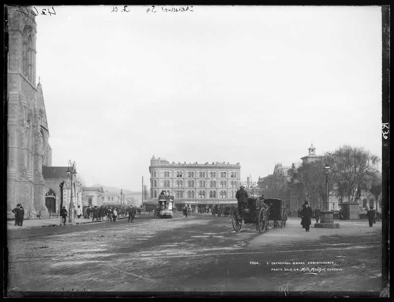Cathedral Square, Christchurch, 1904
