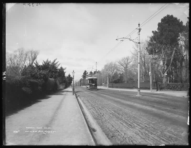 Papanui Road, Christchurch, 1905
