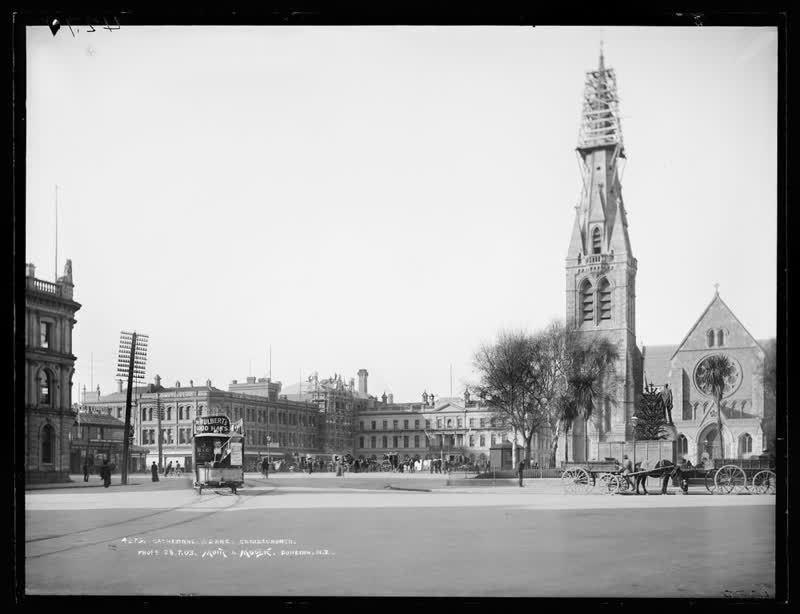 Cathedral Square, Christchurch, 1903