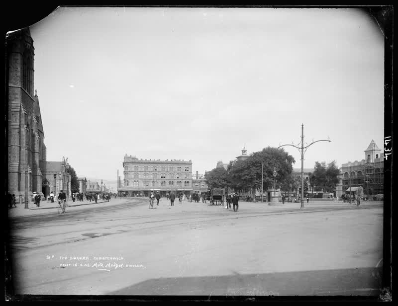 The Square, Christchurch, 1905