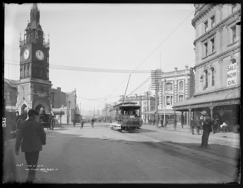 High Street, Christchurch, 1905