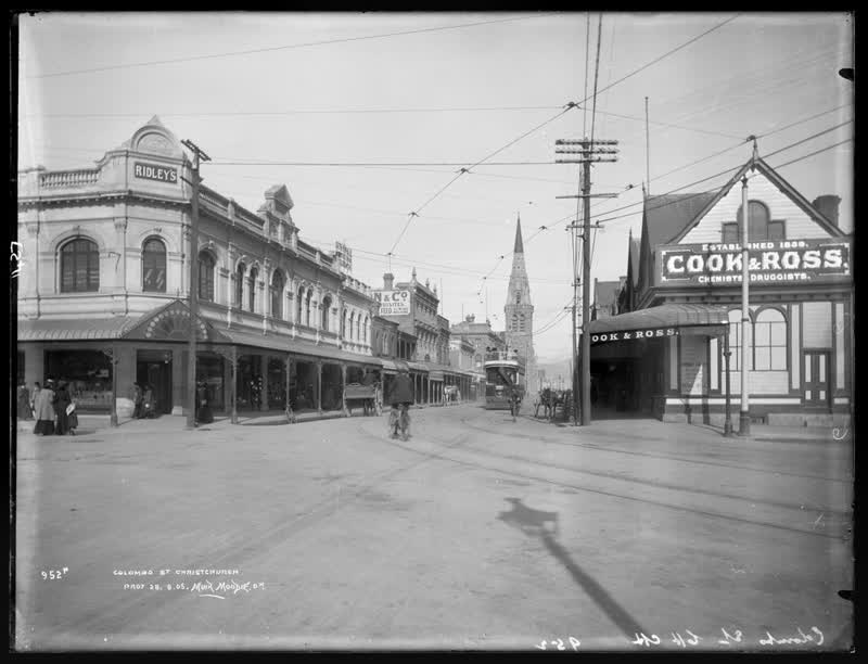 Colombo Street, Christchurch, 1905