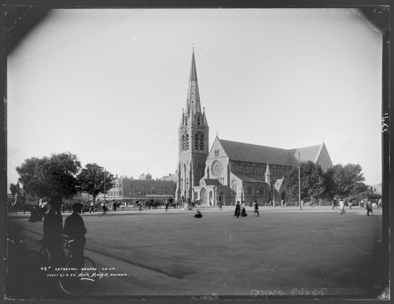 Cathedral Square, Christchurch, 1905