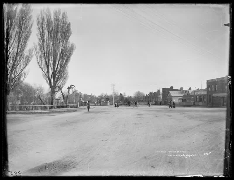 View from Kilmore Street, Christchurch, 1905