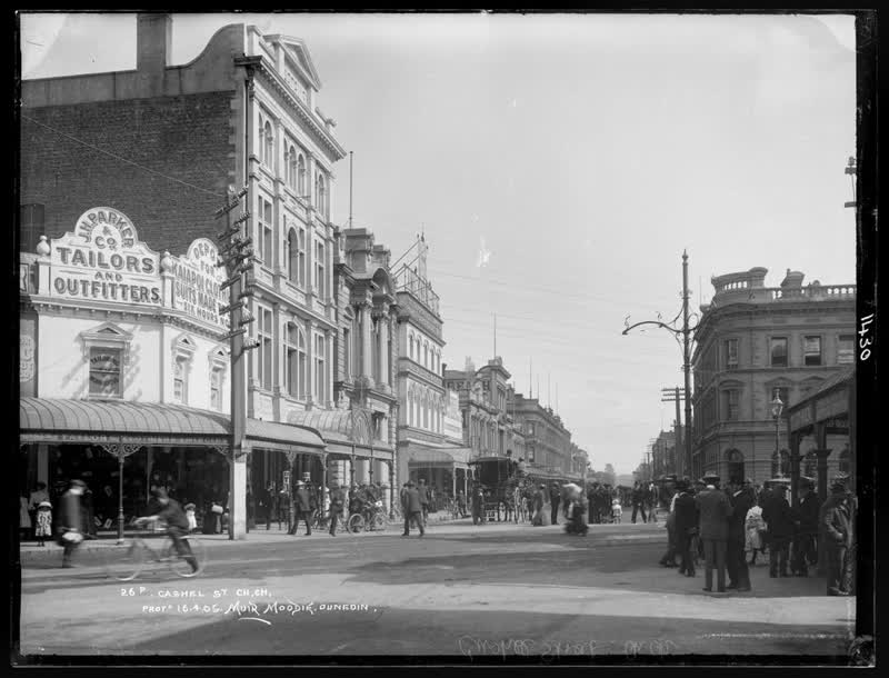 Cashel Street, Christchurch, 1905