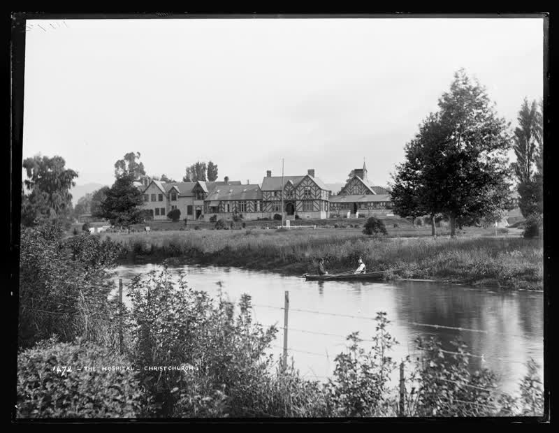 The Hospital, Christchurch, 1880