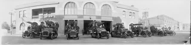 Fire Brigade, Christchurch, 1924, 1923