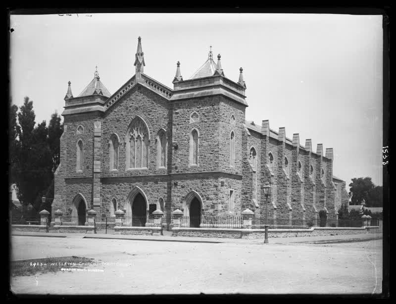 Wesleyan Church, Christchurch, 1880