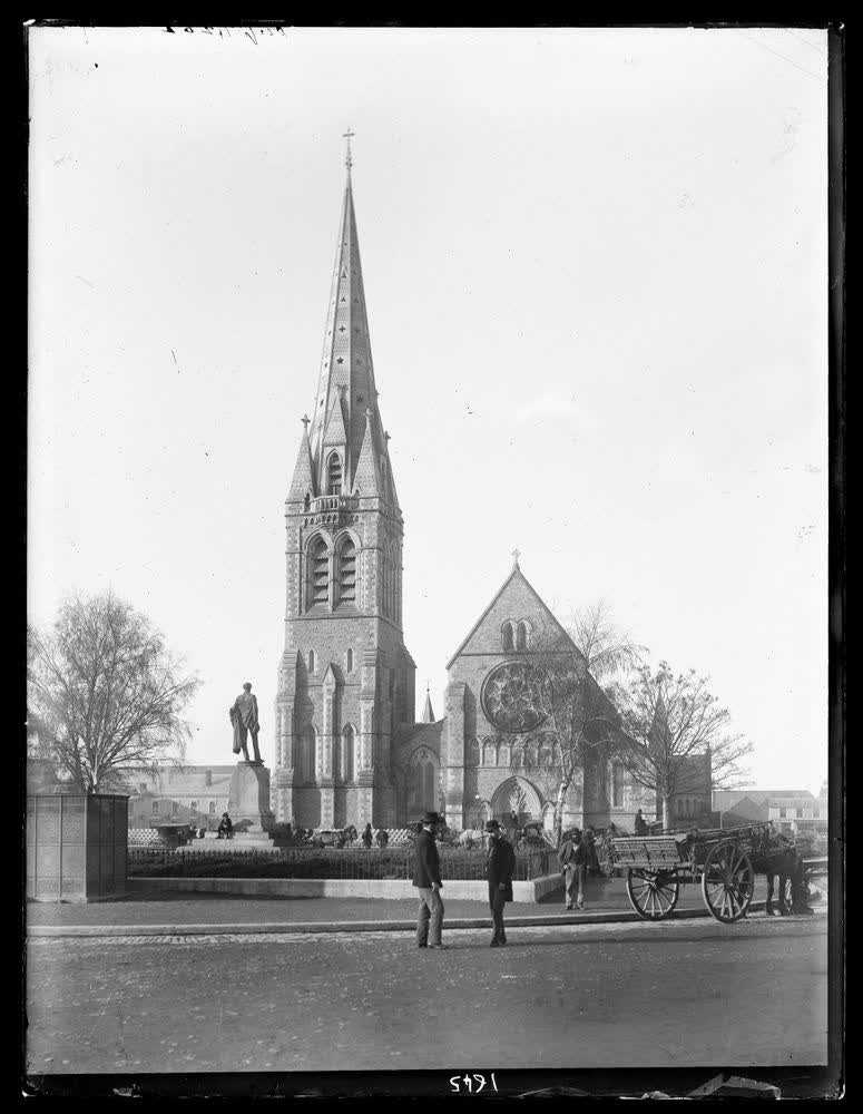 Cathedral, Christchurch, 1880