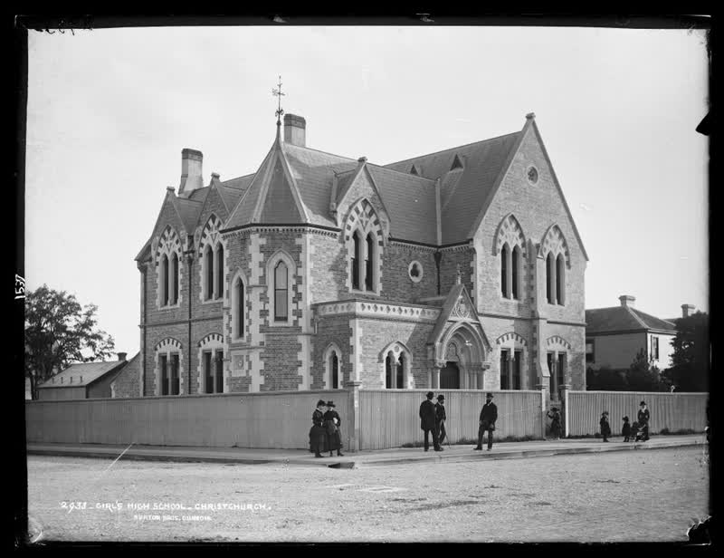 Girl's High School, Christchurch, 1880