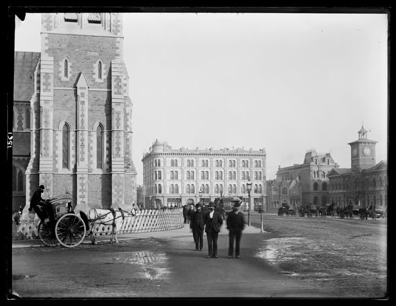 [Cathedral Square, Christchurch], 1880
