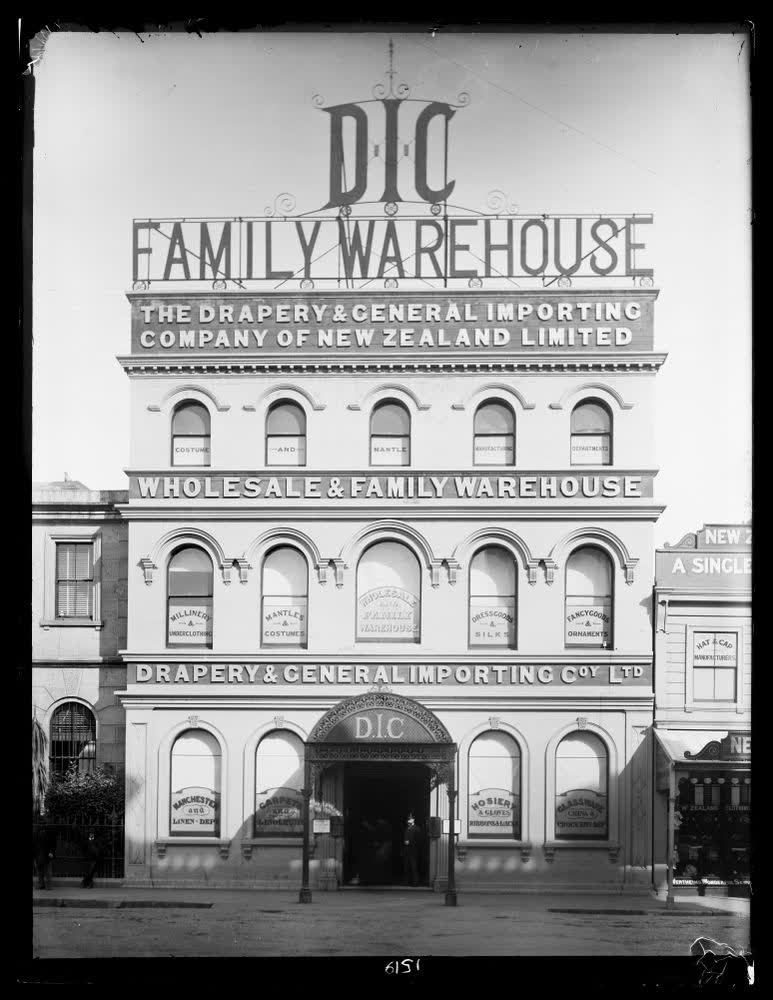 D.I.C. Family Warehouse, Christchurch, 1880
