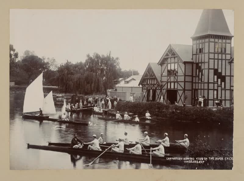 Canterbury rowing club, 1880
