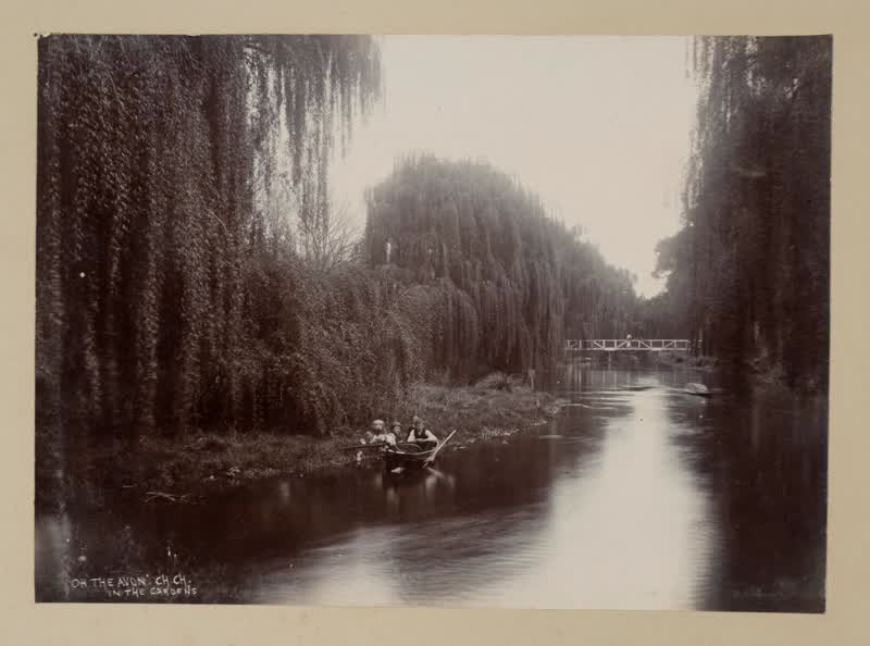 On the Avon Christchurch, 1880